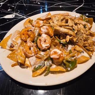 Shrimp & Grilled Chicken Nachos