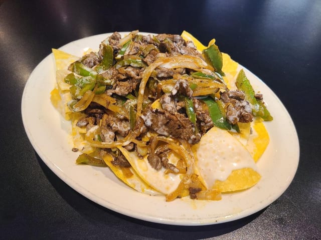 Steak nachos.