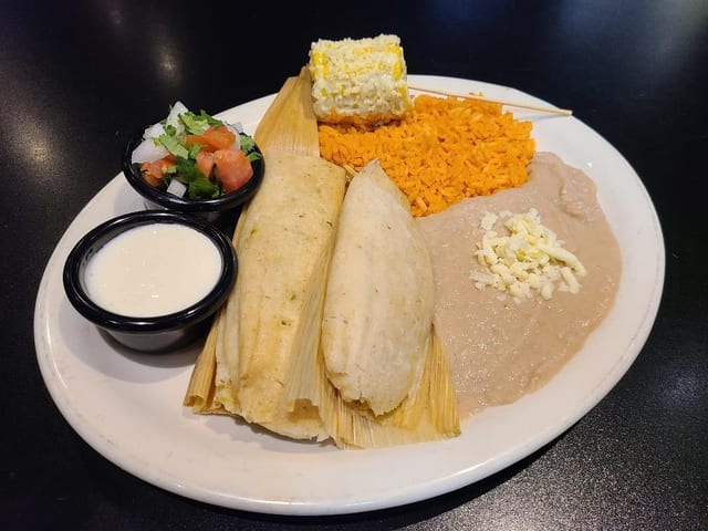 Tamales mexicanos.