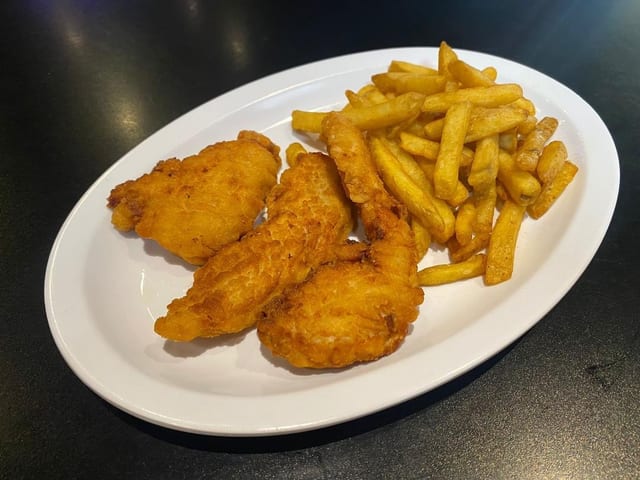 Kids chicken fingers.