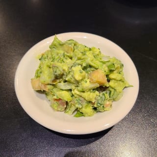 Chunky guacamole (side)