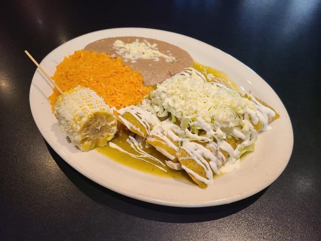 Enchiladas dinner.