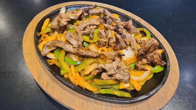 Fajitas Lunch.
