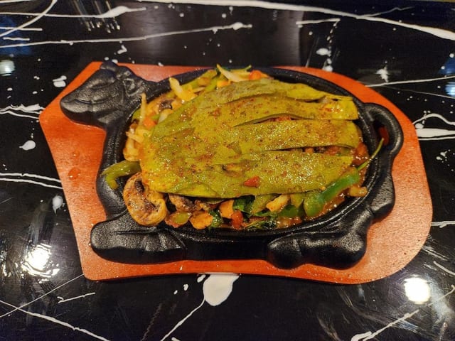 Fajitas nopal.