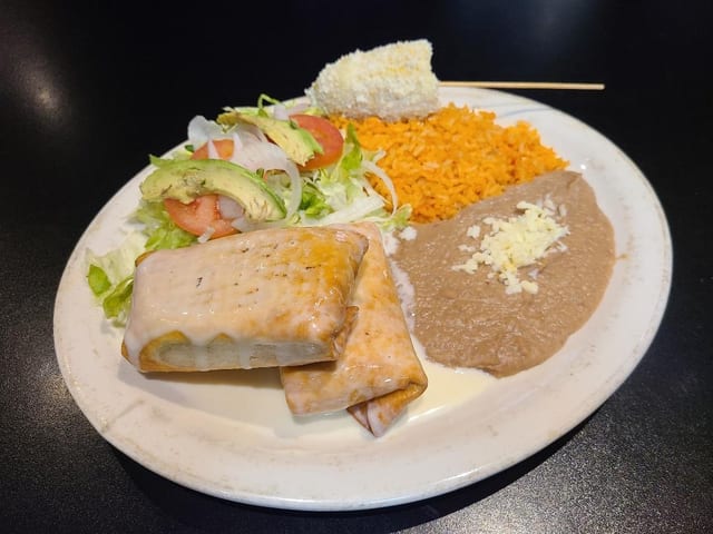 Chimichangas.