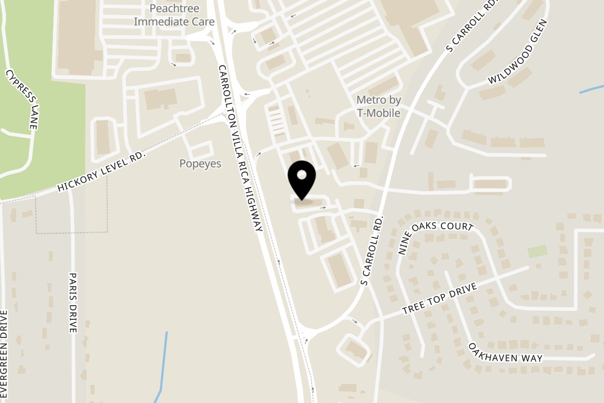 Map showing the location of La Chiquita Authentic Mexican Food on 941 S Carroll Rd in Villa Rica